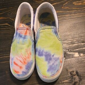 Nike Womens Tie-Dye Slip-On Sneakers